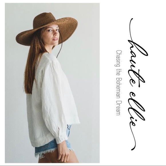 Wide Brim Western Safari Hat - Picture 7 of 9